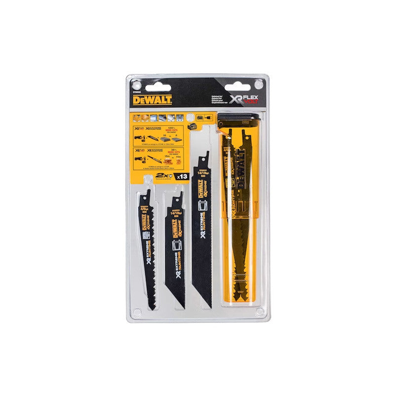 Set di 13 lame per sega a gattuccio 152-230mm DEWALT DT99550-QZ