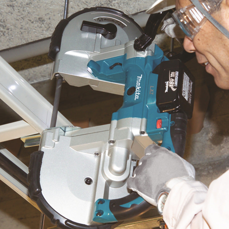 Scie à ruban 2x4Ah 18V LXT ® MAKITA DPB180RME en coffret