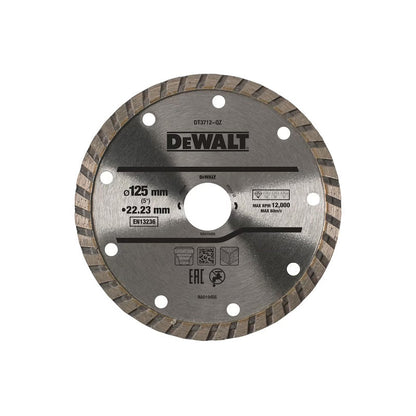 Disque turbo béton Ø125x22,2mm DEWALT DT3712-QZ