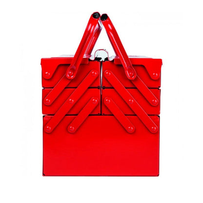 Caisse à outils métallique, 5 compartiments, L.420 mm  - KS TOOLS - 999.0120