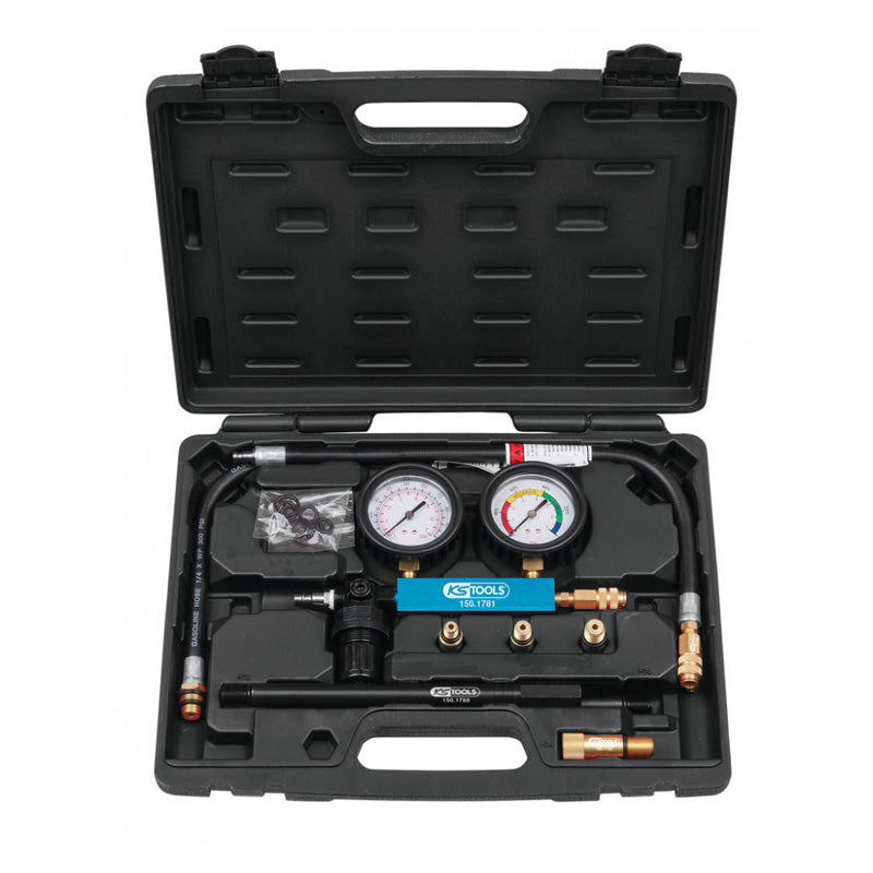 Testeur de perte de pression de cylindre, 9 pièces  - KS TOOLS - 150.1780