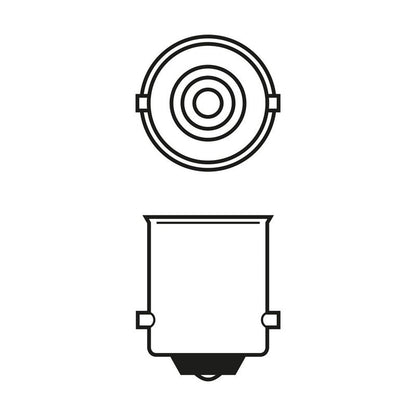 Pack de 2 Ampoules BOSCH 1987301019 R10W Pure Light 12V 10W BA15s