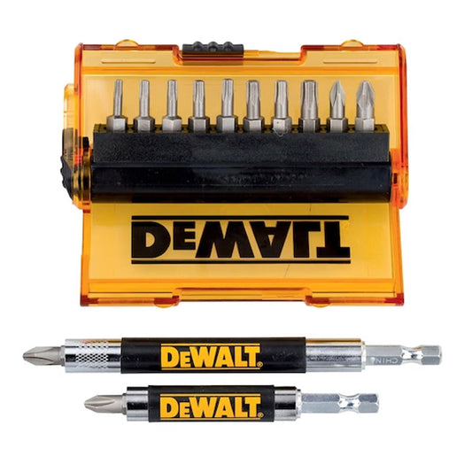Coffret de 14 pièces avec embouts de vissage 25 mm DEWALT DT71570-QZ avec 2 portes-embouts magnétiques