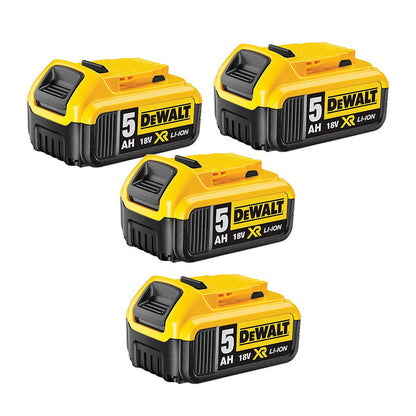 Kit 8 attrezzi DEWALT DCK856P4-QW XR 18V + 4 batterie 5Ah Li-Ion