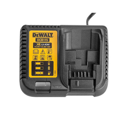 Pack 2 outils DEWALT DCKRT01GA Tronçonneuse + Taille-haie 18V + 2 batteries + chargeur