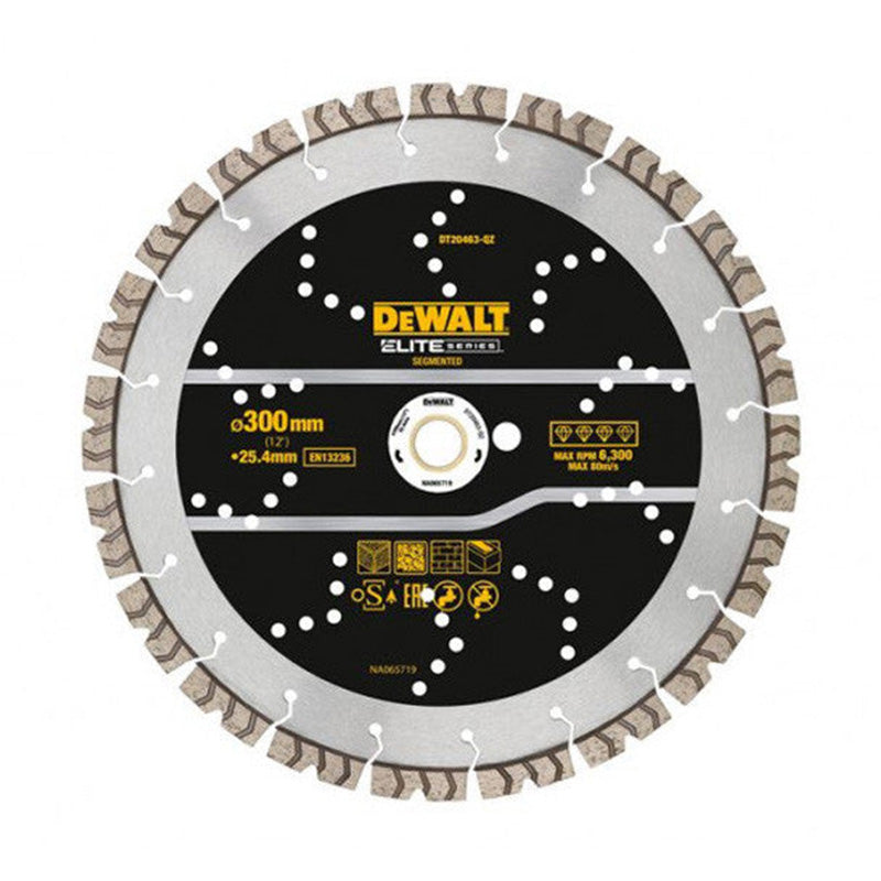 Disque diamant segmenté ELITE DEWALT pour tout usage