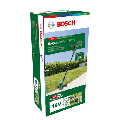 Coupe-bordures sans-fil BOSCH EasyGrassCut 18V-26 (vendu sans batterie)