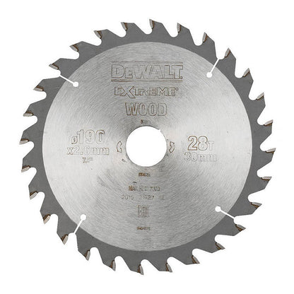 Lame de scie circulaire portative DEWALT Extreme Workshop 184x16mm