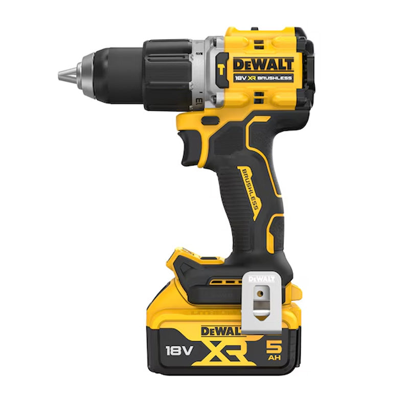 Perceuse-visseuse à percussion compacte 18V DEWALT DCD805P1T-QW avec coffret et 1 batterie 5,0 Ah