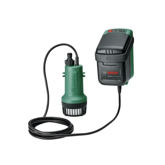 Pompe à eau de pluie sans-fil BOSCH GardenPump 18V-2000 avec 1 batterie 2,5Ah
