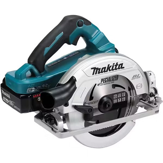 Scie circulaire Ø 190 mm 2x5Ah 18V LXT ®MAKITA DHS782PT2J en coffret et chargeur double