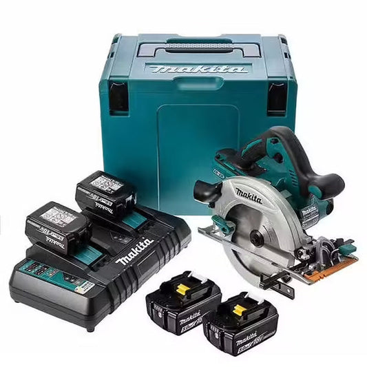 Scie circulaire Ø 190 mm 4x5Ah 36V LXT ® MAKITA DHS710PT4J en coffret et chargeur double