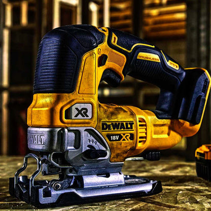 Scie Sauteuse À Poignée Supérieure XR 18V Brushless DEWALT DCS334N-XJ (vendu sans batterie)