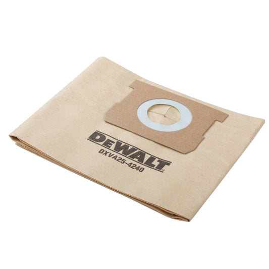 SET DE 3 FILTRE PAPIER FSC DeWALT POUR ASPIRATEUR "TOOLBOX" 101260