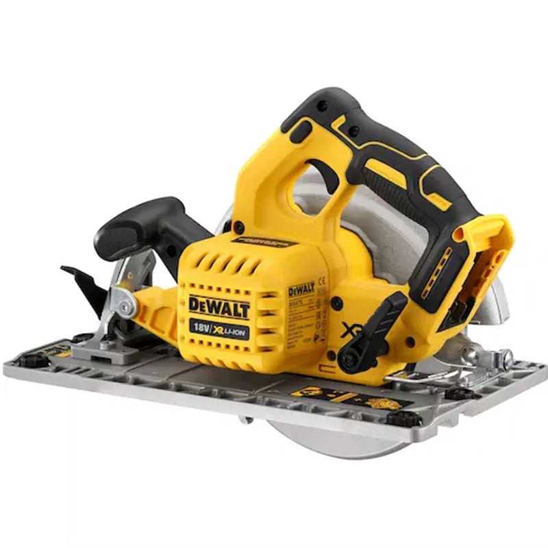 Scie Circulaire 184mm DEWALT DCS572N-XJ XR 18V Brushless - compatible rail de guidage