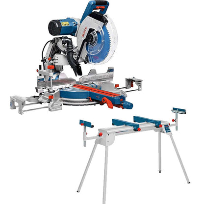 Scie à onglet BOSCH GCM 12 GDL Ø 305mm 2000W + Piètement BOSCH GTA 2600