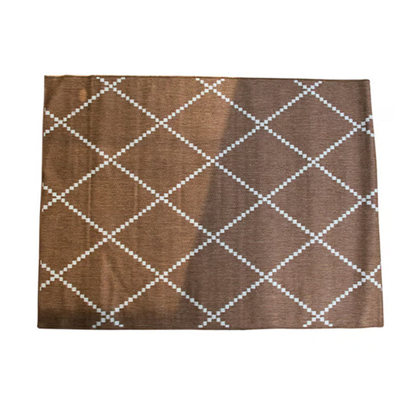 Tappeto per interni ETNICO - 120 x 160 cm - marrone e avorio