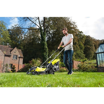 Tondeuse 18V ONE+™ RYOBI OLM1833B Ø coupe 33 cm, ramassage et mulching (Produit seul)