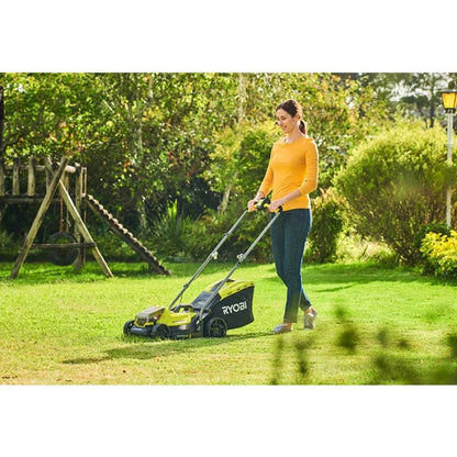 Tondeuse 18V ONE+™ RYOBI OLM1833B Ø coupe 33 cm, ramassage et mulching (Produit seul)