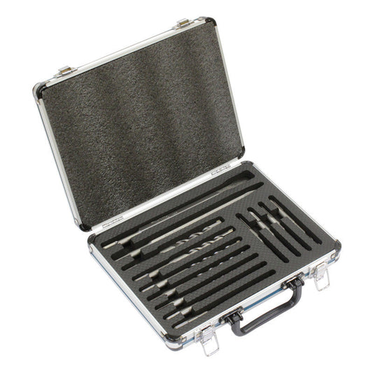 Coffret de 11 forets, 1 pointe, 1 burin MAKITA B-64674 à emmanchement SDS-PLUS