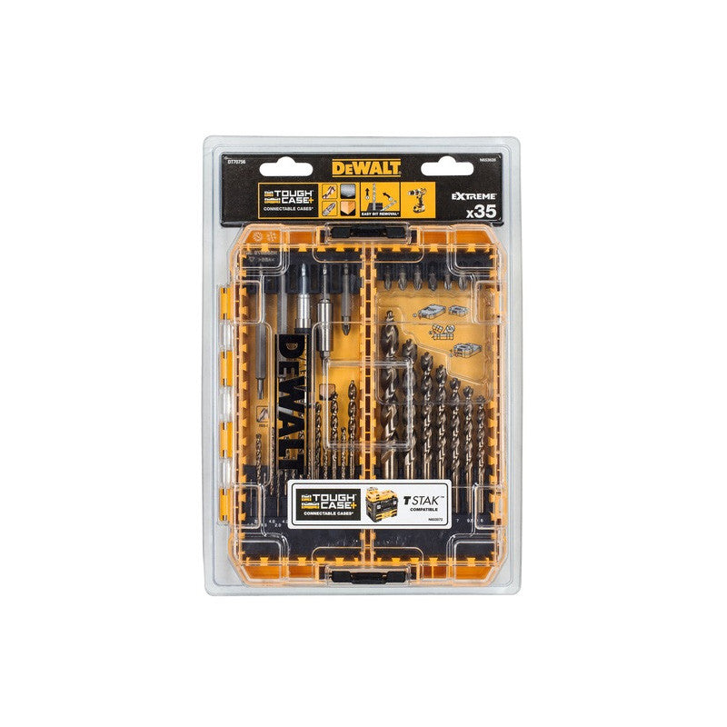 Coffret TOUGHCASE Métal 35 pièces DEWALT DT70756-QZ