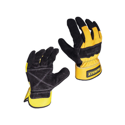 Guanti da lavoro pesante DEWALT DPG41L UE taglia 9 in pelle con palmo foderato