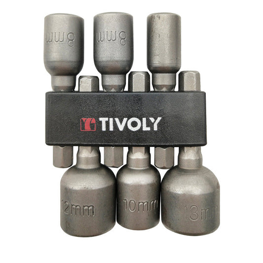 Tivoly   6 noix de serrage magnétique Ø 6 à 13 mm