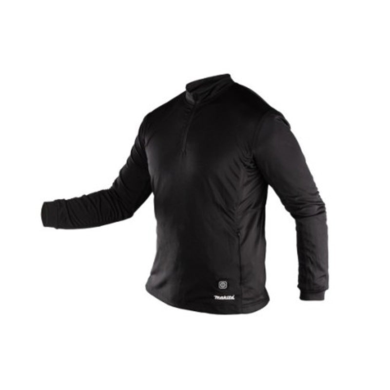 Sweat chauffant col zippé MAKITA avec batterie BL1055B