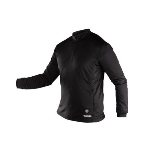 Sweat chauffant col zippé MAKITA avec batterie BL1055B
