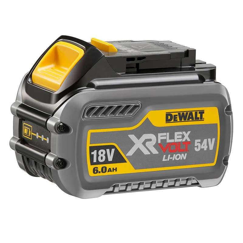 Perceuse visseuse à percussion 54V DEWALT DCD999T1-QW Brushless avec une batterie 6,0 Ah FLEXVOLT