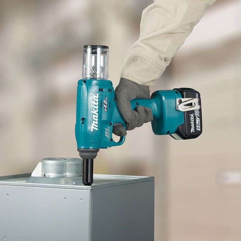 Riveteuse rivet Ø4,8mm  18V LXT ® MAKITA DRV150ZJ en MAKPAC