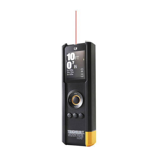 Télémètre Laser 50m avec zoom caméra TOUGHBUILT  TB-H2-LM-M50-BT-BEA