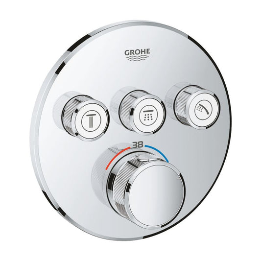 Thermostatique GROHTHERM SMARTCONTROLE GROHE pour installation encastrée 3 sorties