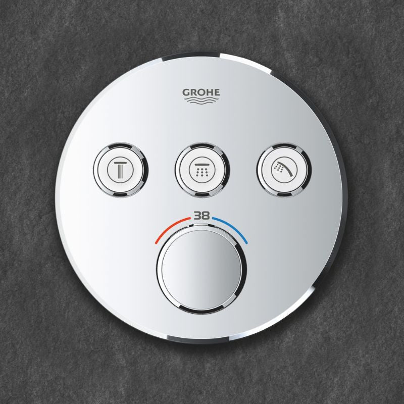 Thermostatique GROHTHERM SMARTCONTROLE GROHE pour installation encastrée 3 sorties